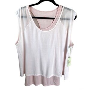 Tangerine Women’s Blush 2 in 1 Tank & Top NWT